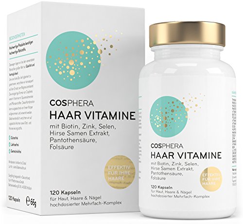 Cosphera Haar-Vitamine - Hochdosiert mit Biotin,...