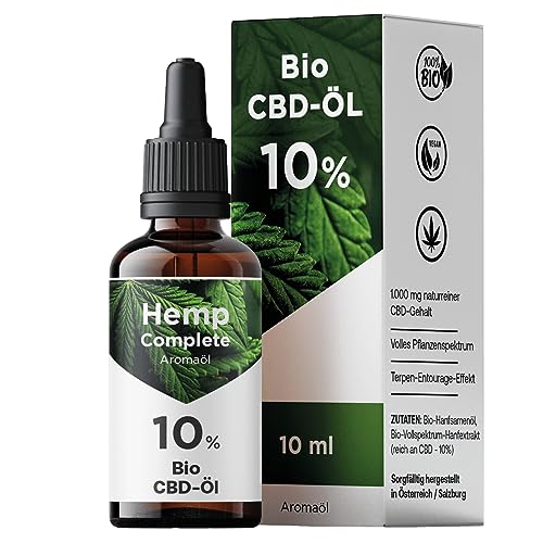 Bio CBD Öl 10% | Vollspektrum CBD-Tropfen mit...