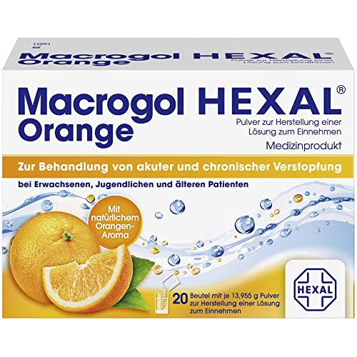 HEXAL AG Macrogol Hexal Orange, 20 Stück