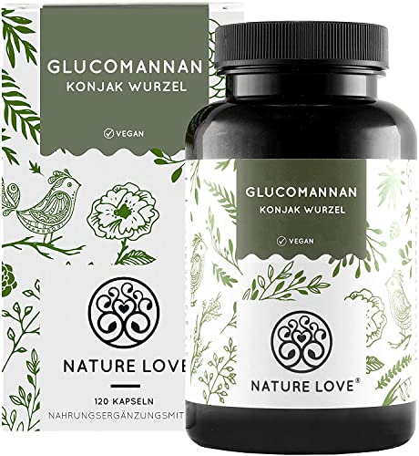 NATURE LOVE® Glucomannan aus der Konjak Wurzel -...