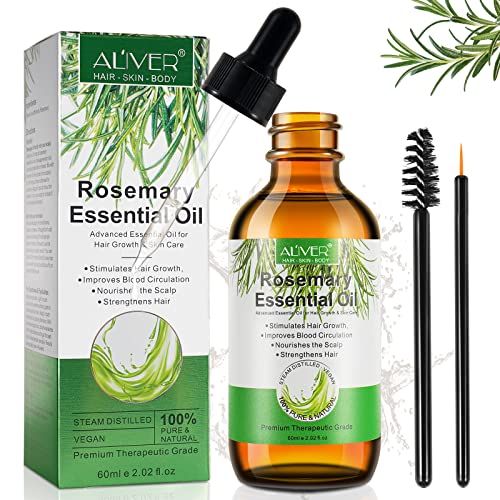 RosmarinöL Haare 60ml, Rosemary Oil For Hair,...