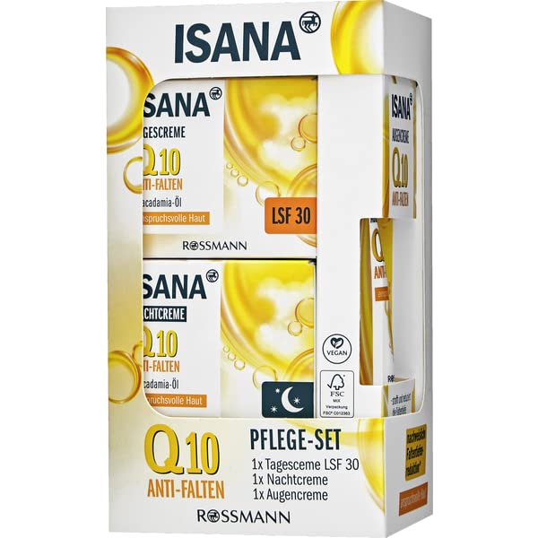 ISANA Q10 Anti-Falten Pflegeset 1 Set bestehend...