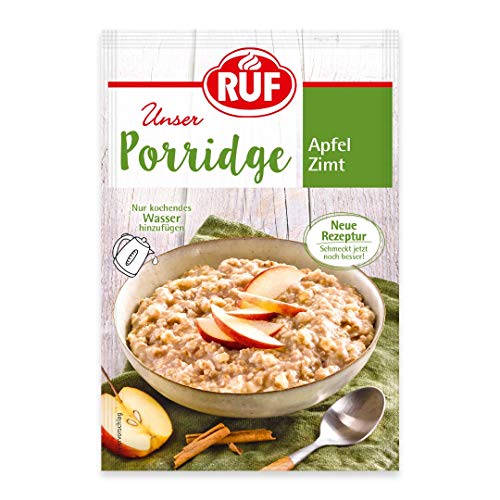RUF Porridge Apfel Zimt mit Vollkorn-Haferflocken...