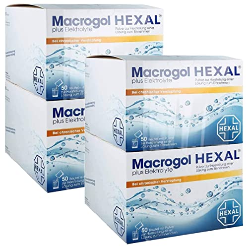 Macrogol Hexal plus Elektrolyte Pulver, 200Stk...