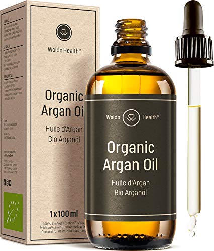 Bio Arganöl kaltgepresst für Gesicht, Haut &...