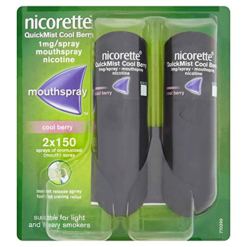 Nicorette Fruit & Mint Spray 2 x 13,2 ml mit 2 x 1...