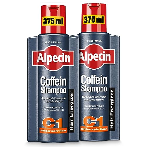 Alpecin Coffein-Shampoo C1-2 x 375 ml - Gegen...