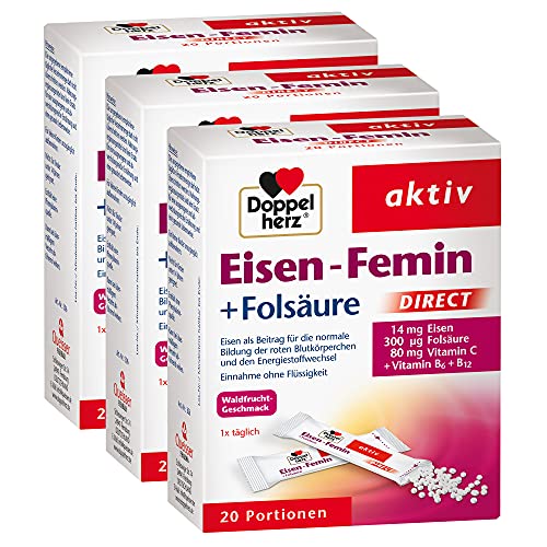 Doppelherz Eisen-Femin Direct mit Vitamin C + B6 +...