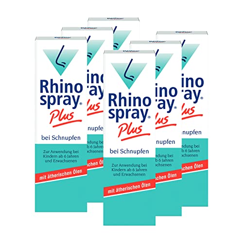 Rhinospray plus bei Schnupfen, Nasenspray, 6 x 10...